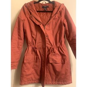 Burnt Orange/Rust Color Utility Coat